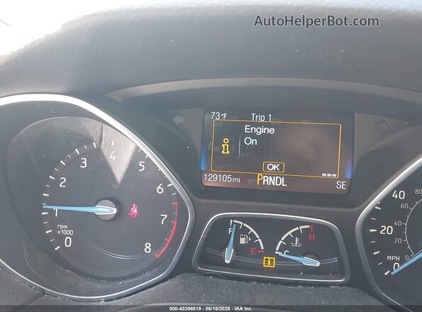1FADP3K28GL243549 2016 FORD FOCUS White 