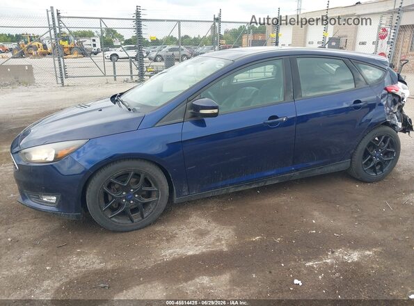 1FADP3K28GL343313 2016 FORD FOCUS Blue წინა მარცხენა ხედი სამი მეოთხედიდან