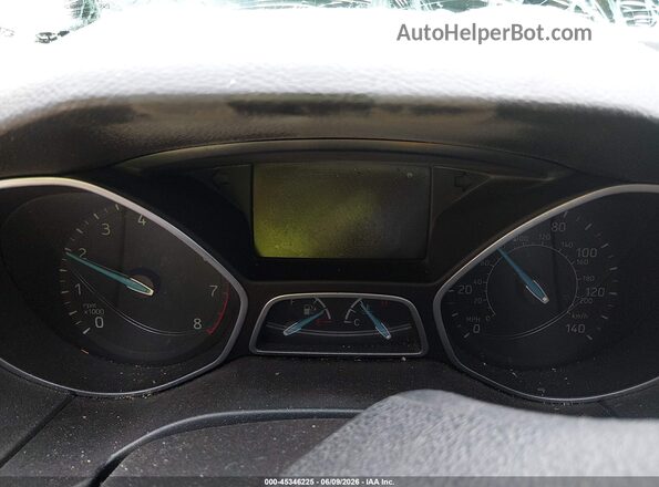 1FADP3K28GL355428 2016 FORD FOCUS Silver Rear seats view