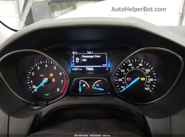 1FADP3K28HL214666 2017 FORD FOCUS Black Rear seats view