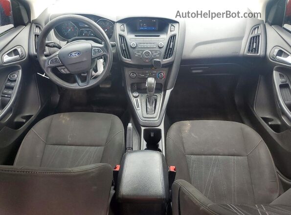 1FADP3K28HL258635 2017 FORD FOCUS Red Dashboard view