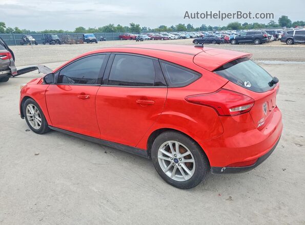 1FADP3K28HL258635 2017 FORD FOCUS Red Rear left
