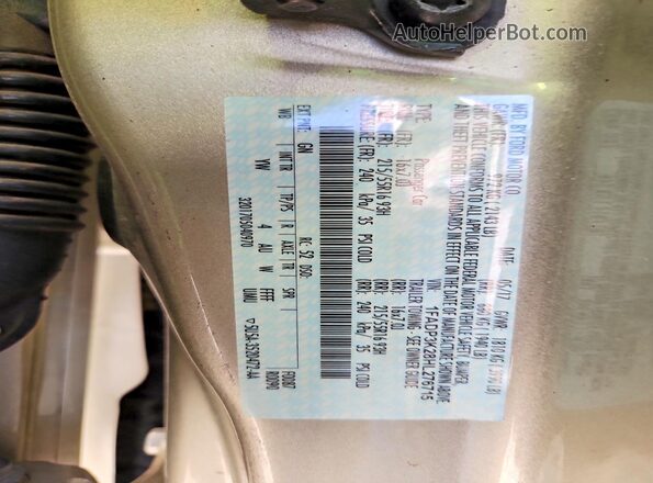 1FADP3K28HL276715 2017 FORD FOCUS Tan 