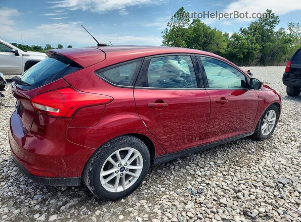 1FADP3K28HL328876 2017 FORD FOCUS Red Задня права чверть