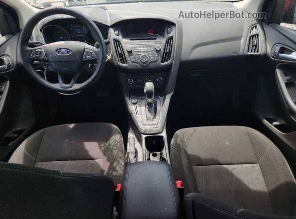 1FADP3K28HL328876 2017 FORD FOCUS Red Вид панелі приладів