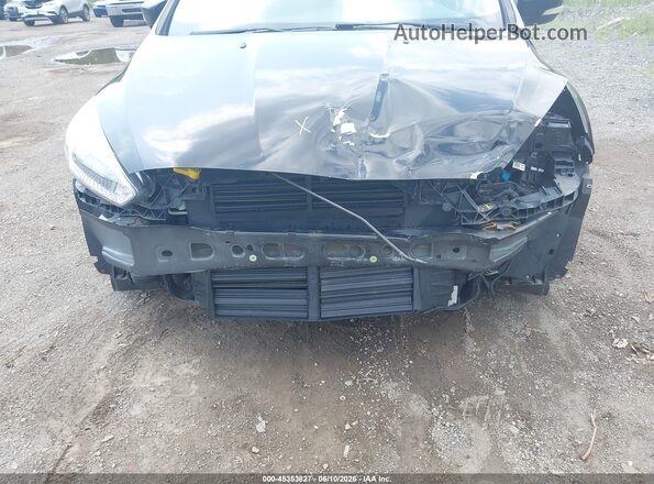 1FADP3K28HL340624 2017 FORD FOCUS Black Вид спереду