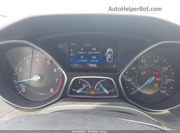 1FADP3K28HL340624 2017 FORD FOCUS Black Вид задніх сидінь