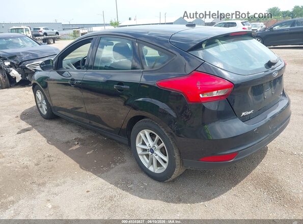 1FADP3K28HL340624 2017 FORD FOCUS Black Задня ліва чверть