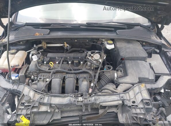 1FADP3K28HL340624 2017 FORD FOCUS Black Вид ззаду