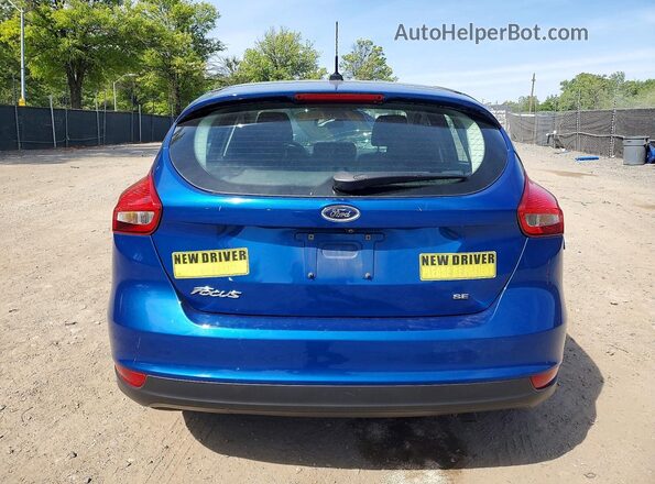 1FADP3K28JL215001 2018 FORD FOCUS Синий Вид сзади