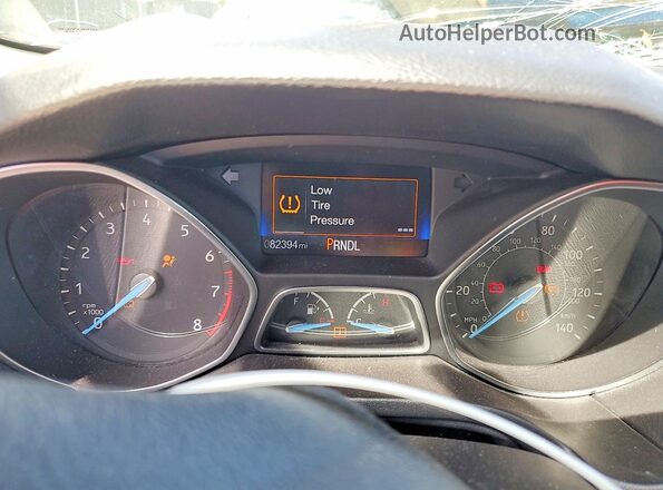 1FADP3K28JL215001 2018 FORD FOCUS Синий Вид щитка приборов