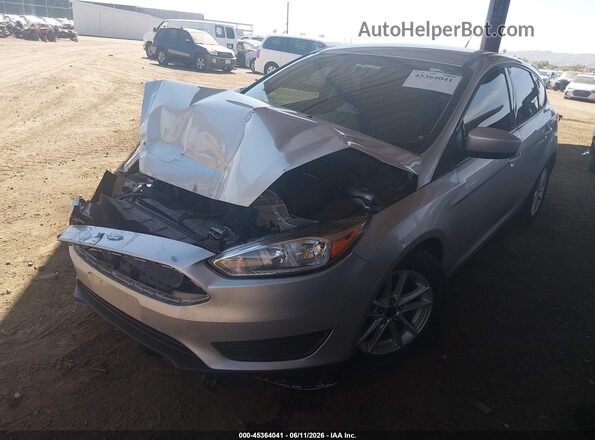 1FADP3K29JL207859 2018 FORD FOCUS Silver Առջևի ձախ երեք քառորդ տեսարան