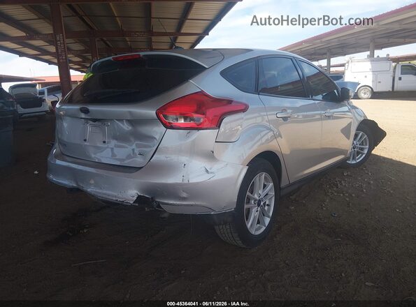 1FADP3K29JL207859 2018 FORD FOCUS Silver Հետևի աջ