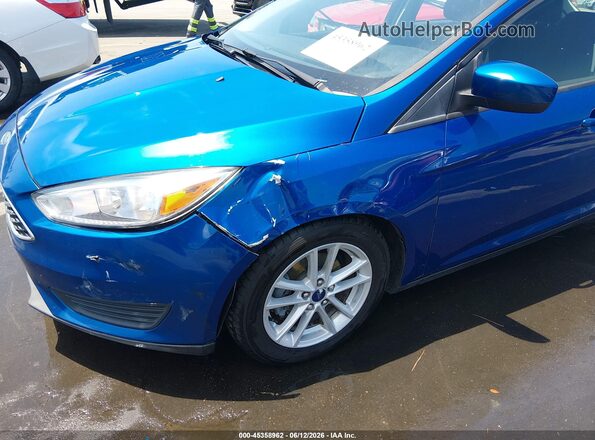 1FADP3K29JL238044 2018 FORD FOCUS Синий Вид спереди