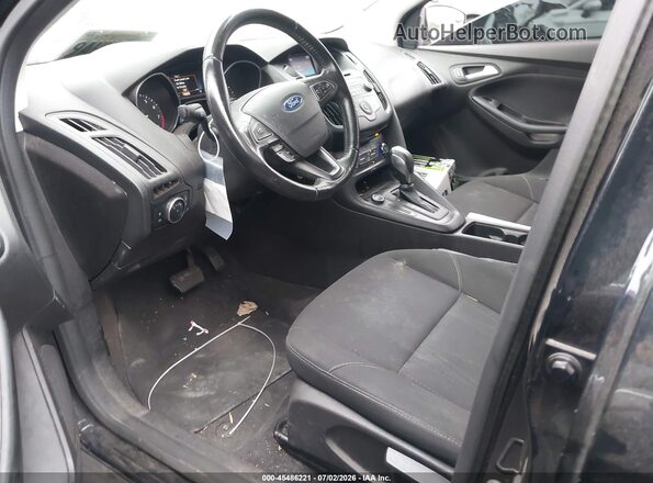 1FADP3K2XGL258473 2016 FORD FOCUS Black Widok wnętrza z tyłu