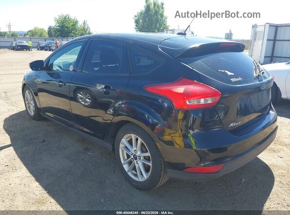 1FADP3K2XGL263320 2016 FORD FOCUS Black Trasero izquierdo