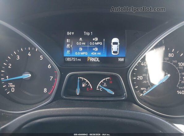 1FADP3K2XGL369914 2016 FORD FOCUS Silver Հետևի նստատեղերի տեսք