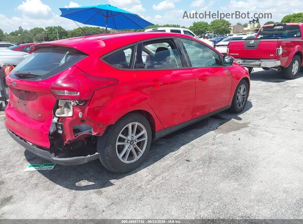 1FADP3K2XHL248902 2017 FORD FOCUS Red Հետևի աջ
