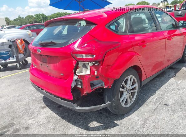 1FADP3K2XHL248902 2017 FORD FOCUS Red Դիմացի տեսք