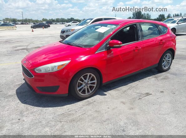 1FADP3K2XHL248902 2017 FORD FOCUS Red Առջևի ձախ երեք քառորդ տեսարան