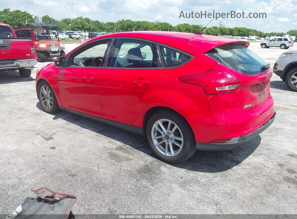 1FADP3K2XHL248902 2017 FORD FOCUS Red Հետևի ձախ