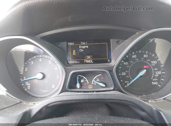 1FADP3K2XHL248902 2017 FORD FOCUS Red Հետևի նստատեղերի տեսք