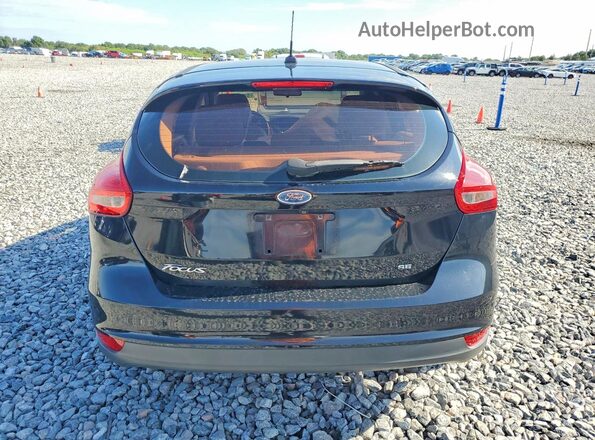 1FADP3K2XJL256567 2018 FORD FOCUS Black Вид ззаду
