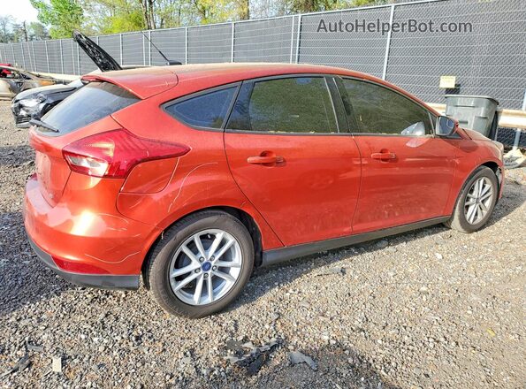 1FADP3K2XJL300129 2018 FORD FOCUS Red Հետևի աջ