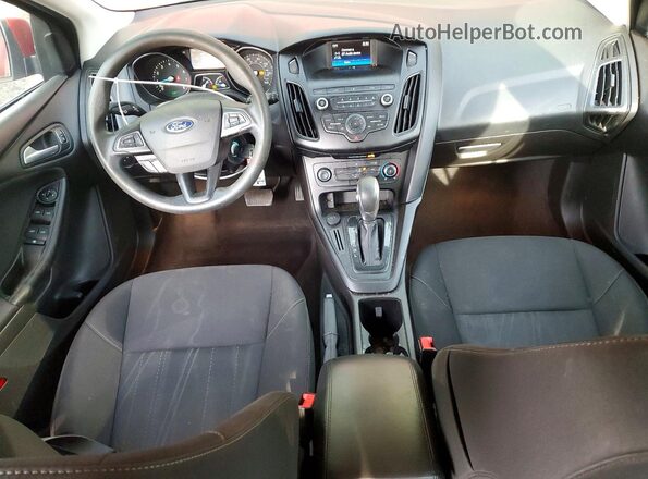 1FADP3K2XJL300129 2018 FORD FOCUS Red Առջևի վահանակի տեսք