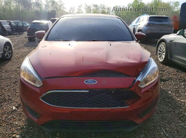 1FADP3K2XJL300129 2018 FORD FOCUS Red Դիմացի տեսք