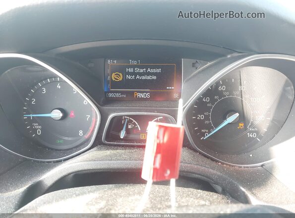 1FADP3KEXGL236631 2016 FORD FOCUS Серебряный Вид задних сидений