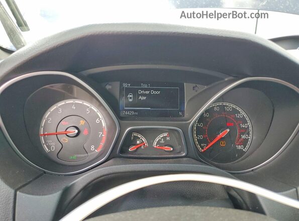 1FADP3L90HL244577 2017 FORD FOCUS Синий Вид щитка приборов