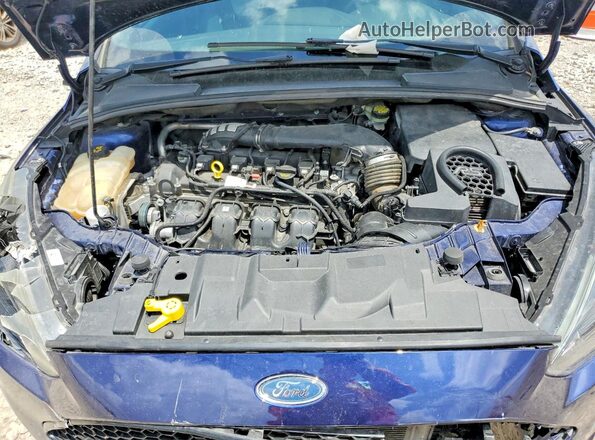 1FADP3L90HL244577 2017 FORD FOCUS Синий Вид задней части салона