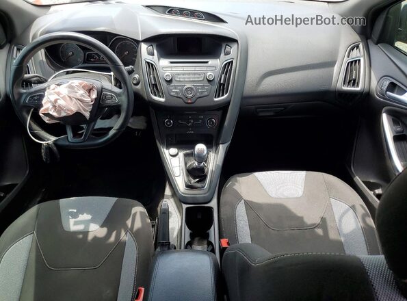 1FADP3L90HL244577 2017 FORD FOCUS Синий Вид панели приборов