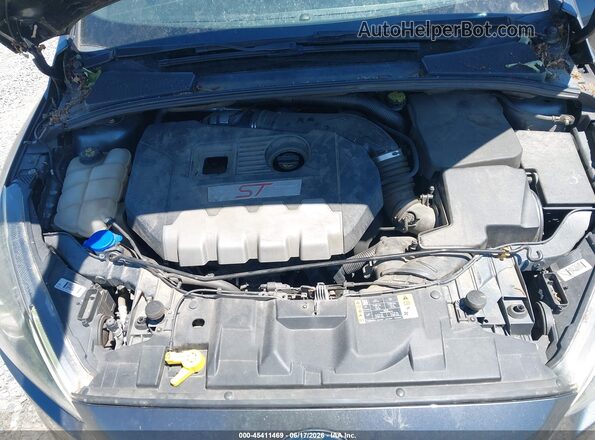1FADP3L90HL266630 2017 FORD FOCUS ST Gray უკანა ხედი