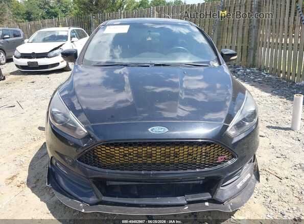 1FADP3L90JL285264 2018 FORD FOCUS ST Black ხელსაწყოთა პანელის ხედი