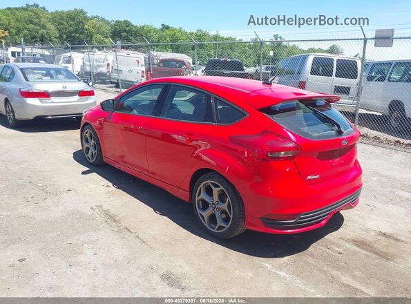 1FADP3L91HL266362 2017 FORD FOCUS Red Rear left