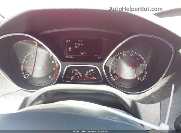 1FADP3L91HL266362 2017 FORD FOCUS Red Rear seats view