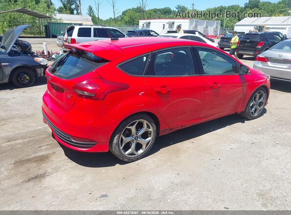 1FADP3L91HL266362 2017 FORD FOCUS Red Rear right