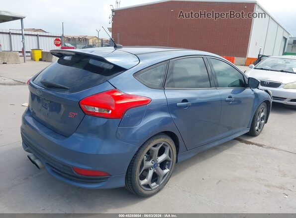 1FADP3L91JL229382 2018 FORD FOCUS ST Blue Задня права чверть