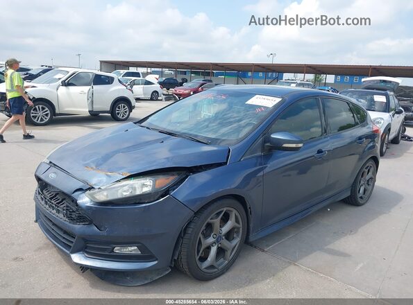 1FADP3L91JL229382 2018 FORD FOCUS ST Blue Передня ліва чверть