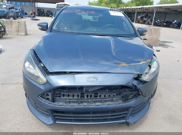 1FADP3L91JL229382 2018 FORD FOCUS ST Blue Вид задньої частини салону