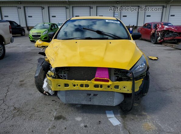 1FADP3L92HL229420 2017 FORD FOCUS Желтый Вид спереди