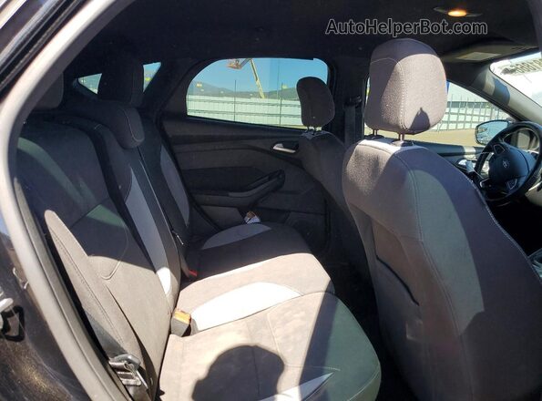 1FADP3L92HL237548 2017 FORD FOCUS Black Rear seats view