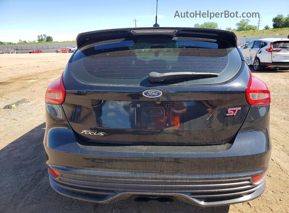 1FADP3L92HL237548 2017 FORD FOCUS Black Rear view