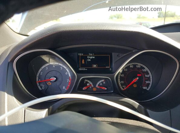 1FADP3L92HL237548 2017 FORD FOCUS Black Instrument cluster view
