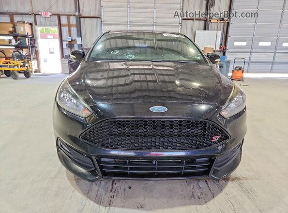 1FADP3L92JL223431 2018 FORD FOCUS Black Front view