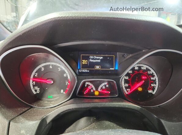 1FADP3L92JL223431 2018 FORD FOCUS Black Instrument cluster view