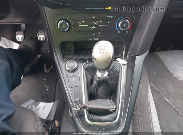 1FADP3L93GL276082 2016 FORD FOCUS ST Black Առջևի վահանակի տեսք