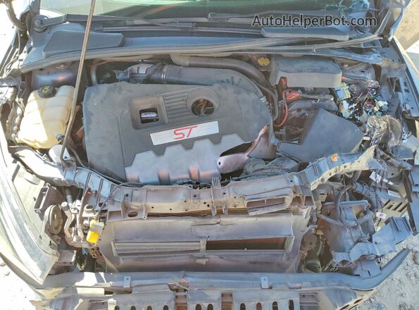 1FADP3L93HL334659 2017 FORD FOCUS Gray Vista del compartimento del motor